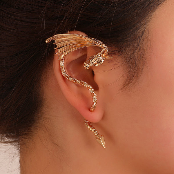 Dragon Clip Earrings